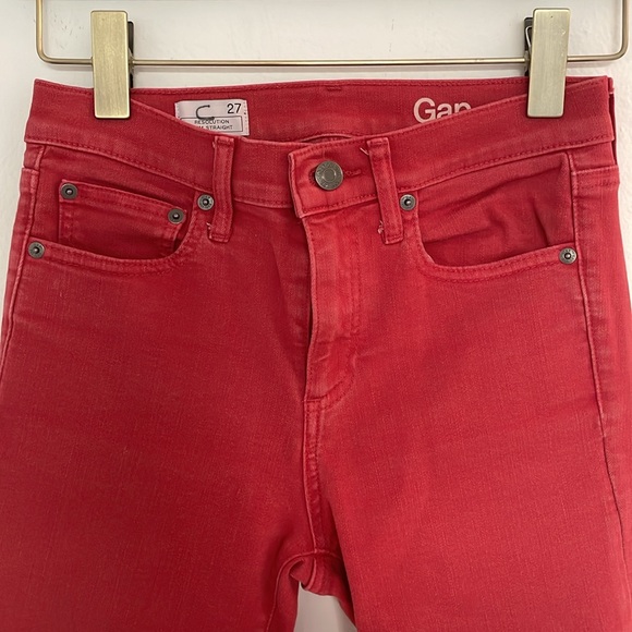 GAP 1969 Resolution Slim Straight Red - Picture 4 of 7
